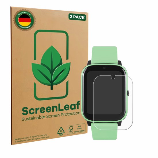 ScreenLeaf - Screenprotector voor One2Track Connect NEXT - Duurzame schermbescherming Folie Beschermfolie transparant 2 Stuks