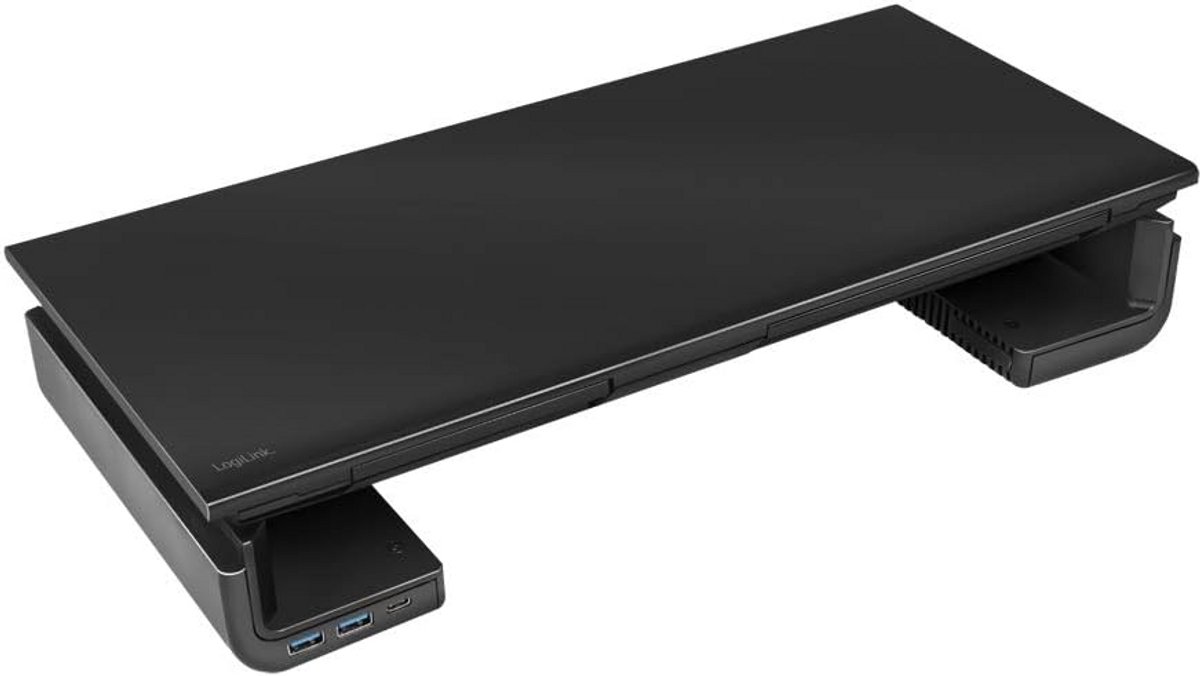 Ergonomische Monitorverhoger met USB Hub en Opbergruimte