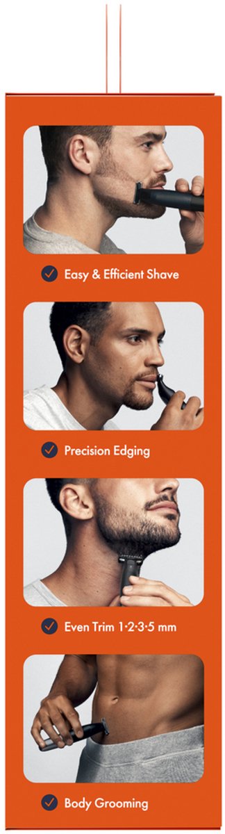 Gillette Fusion One - Trimmer with One Blade - Hybrid Baardtrimmer en Scheerapparaat - Voor Gezicht en Lichaam thumbnail 2