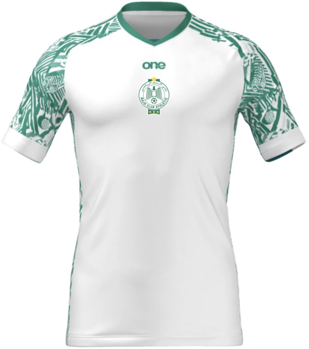 Raja Casablanca Uitshirt 2023 - Marokko Voetbalshirt - Raja Casablanca - Maat XL - Globalsoccershop