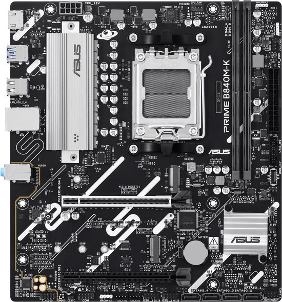 ASUS PRIME B840M-K B840 Socket AM5 micro ATX (7/8)