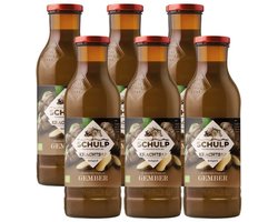 Schulp Krachtsap Gember Bio 6 Pack (6 x 750 ml)