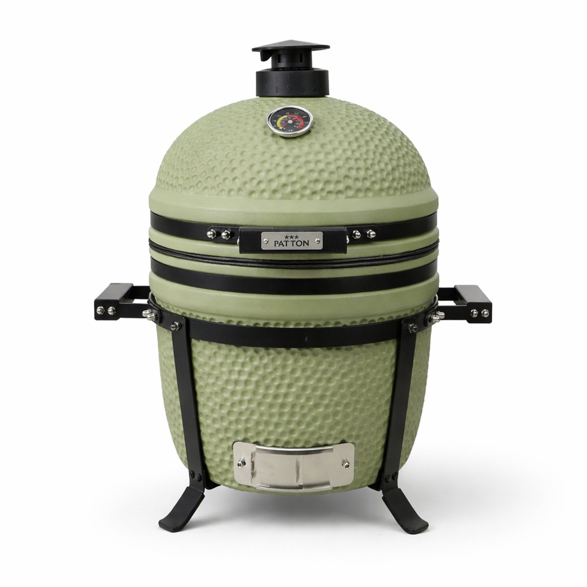 Patton Premium Compact 15" Kamado - Rooster Ø33,5 cm - Olijfgroen