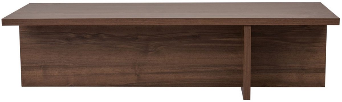 CALICOSY - Salontafel met rechthoekig blad en asymmetrische poot L120 cm - HARBOR