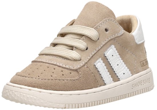 Shoesme Bn25s002 Baskets pour femmes - Baskets en cuir - Unisexe - Beige - Taille 22