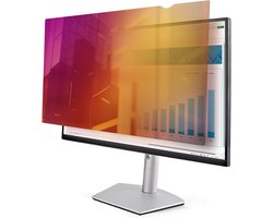 Famanu – 24-inch 16:10 Gold Monitor Privacy Filter - Omkeerbare Filter met Verhoogde Privacy - Glanzende Computer Security Filter