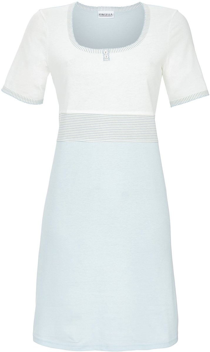 Ringella Modern Ringella nachthemd blauw - Blauw - Maat - 42