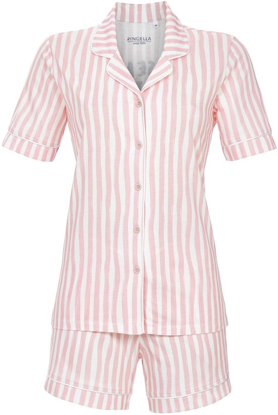 Katoenen doorknoop shortama zomer Ringella - Roze - Maat - 36