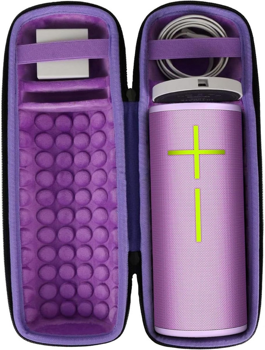 Harde Opbergkoffer voor Draadloze Bluetooth Speaker en Oplaadstation