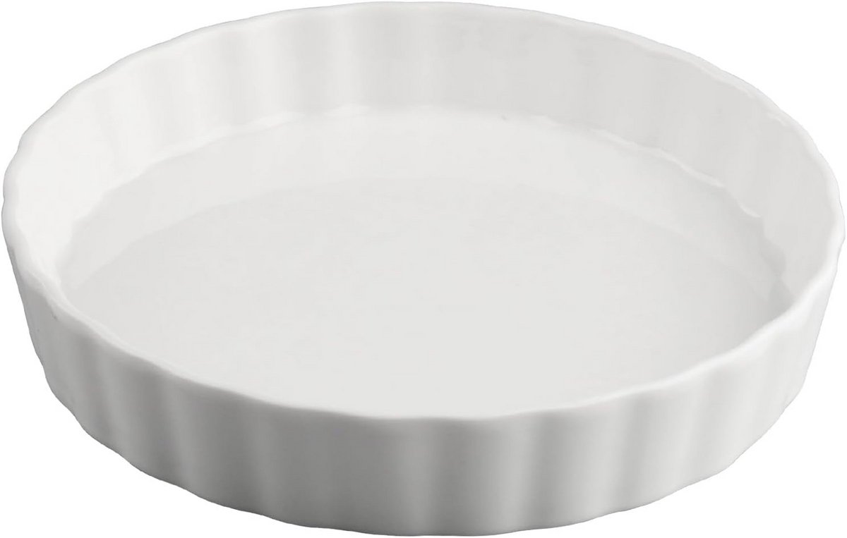 Ronde Keramische Taartvorm 18 cm met Antiaanbaklaag voor Quiche en Muffins