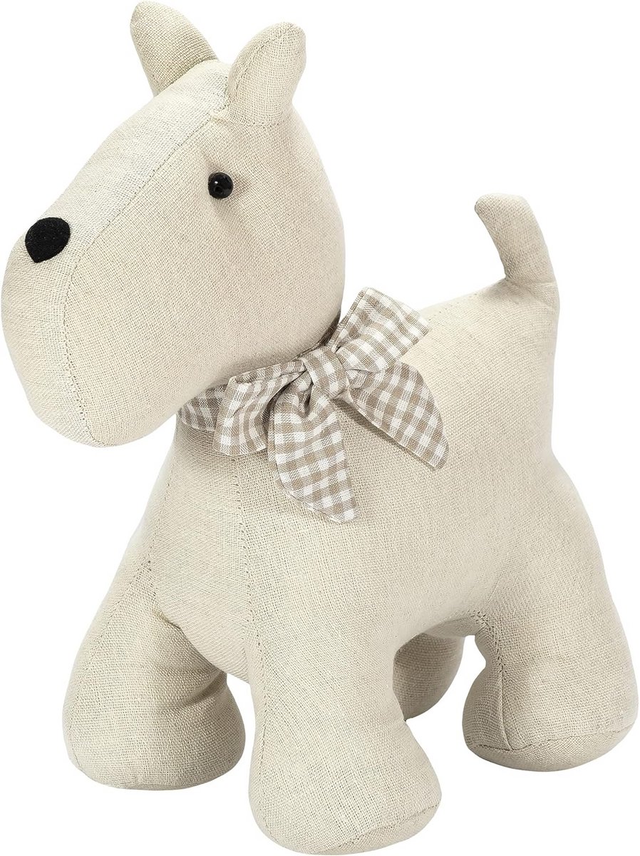 Decoratieve Deurstopper Hond van Textiel voor Binnen - Stevige Deurhouder in Terru00ebrvorm