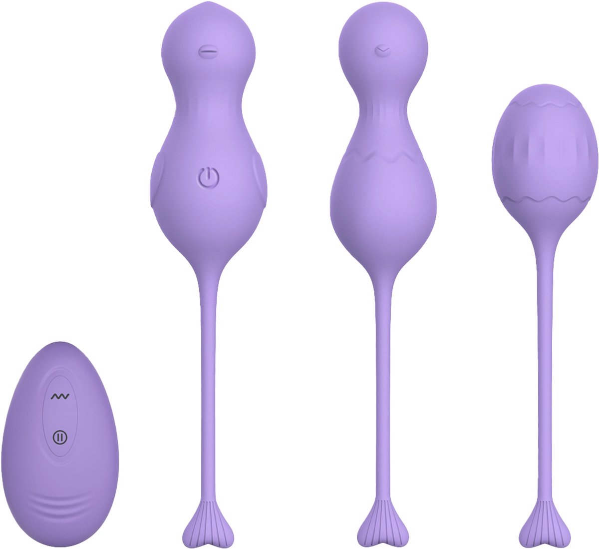 Limitless - KB1 - Vibrerende Vagina Balletjes Set - Paars