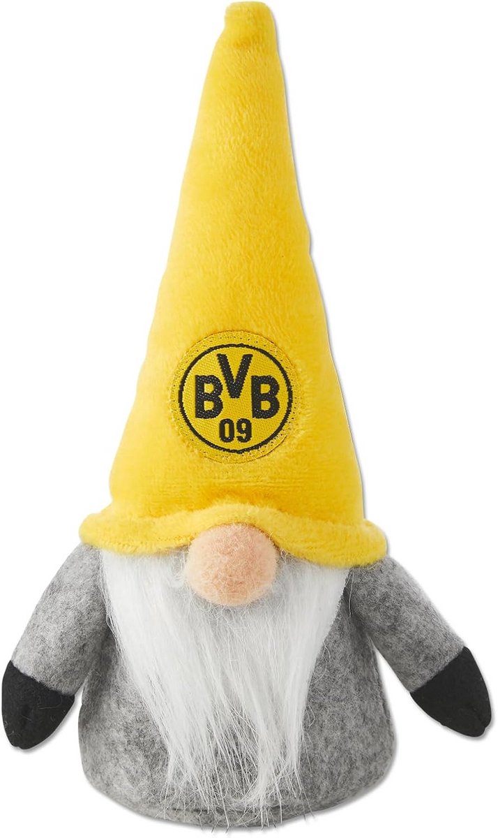 Kabouter met BVB-embleem voor Volwassenen - Geel en Zwart