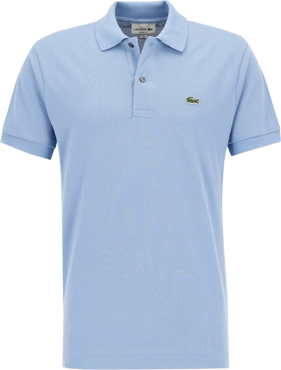 Lacoste Classic Fit polo licht blauwgrijs