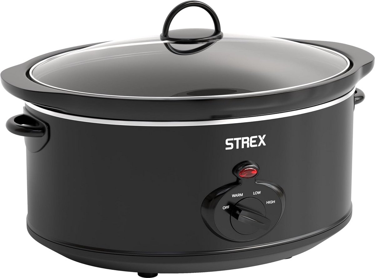 Slowcooker 6.5L met Keramische Binnenpan en Warmhoudfunctie