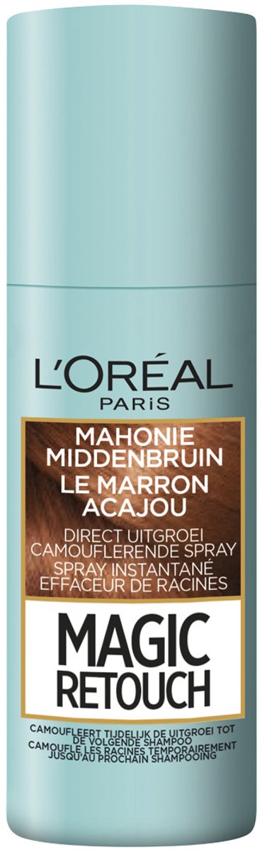 L’Oréal Paris Magic Retouch Uitgroei Camoufleerspray - Mahonie Middenbruin