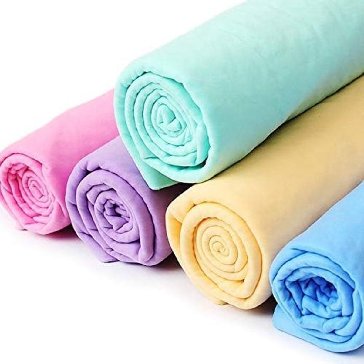 5 Stuks Microvezel Auto Droogdoeken Set - Super Zachte en Absorberende Sponsdoeken