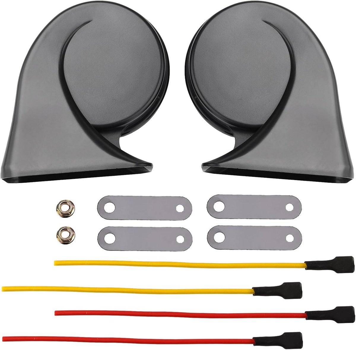 Set van 2 Universele 12V Super Luide Waterdichte Luchthoorns voor Auto, Motor en Boot