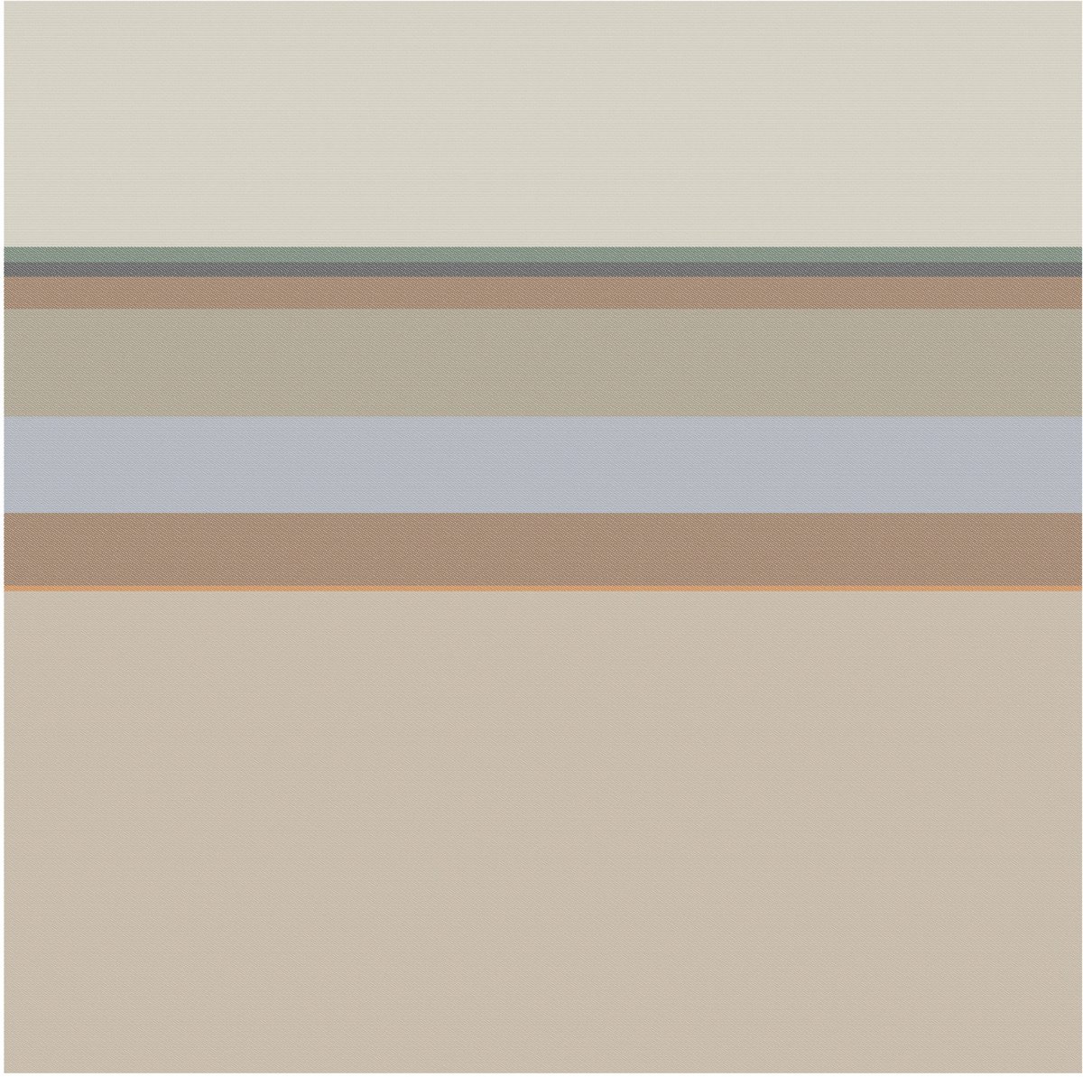 DDDDD - Rico - 6x Theedoek - Set van 6 stuks - Katoen - Gestreept - 60x65 cm - Badstof - Zand