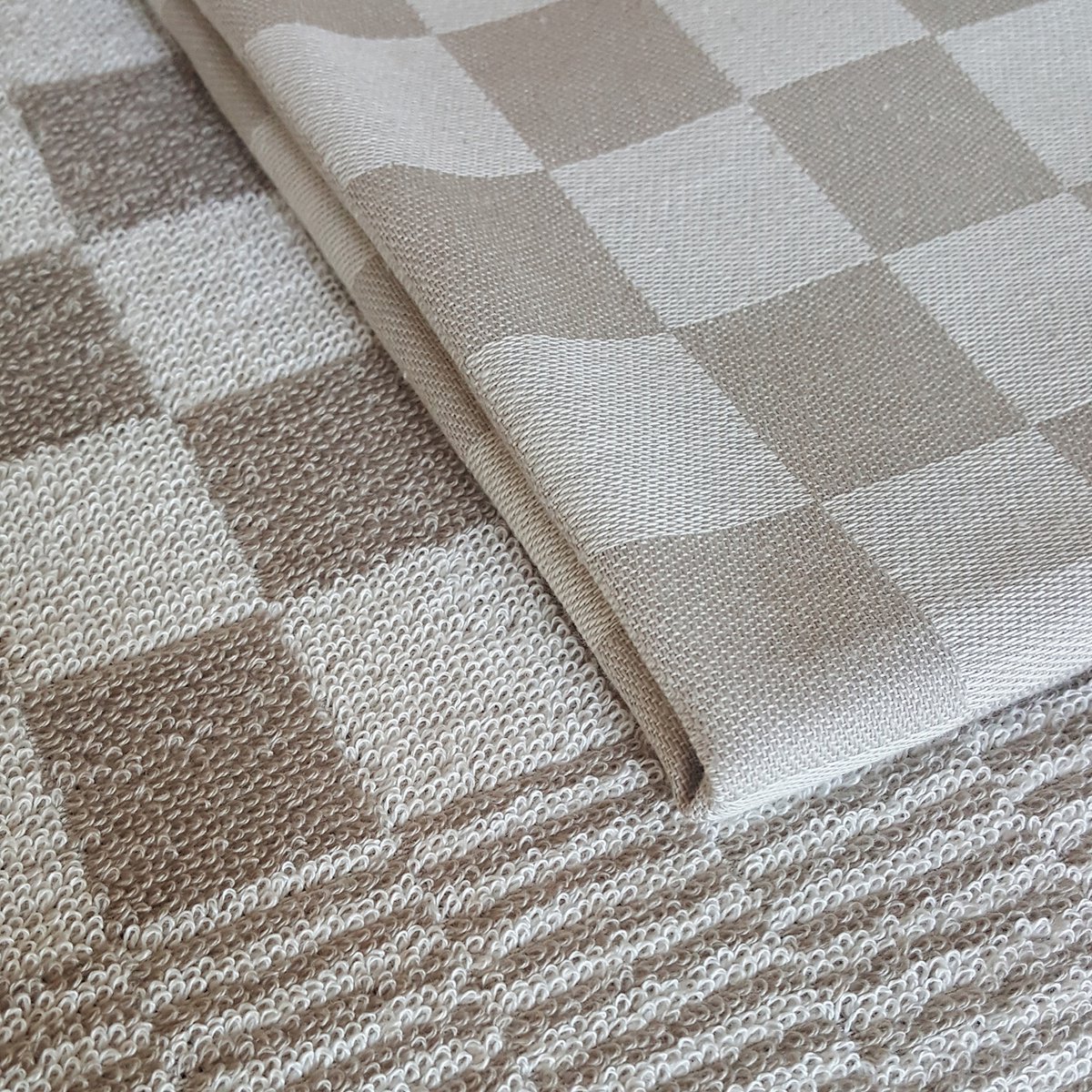 DDDDD - Barbeque - 2x Theedoek & 2x Keukendoek - Taupe