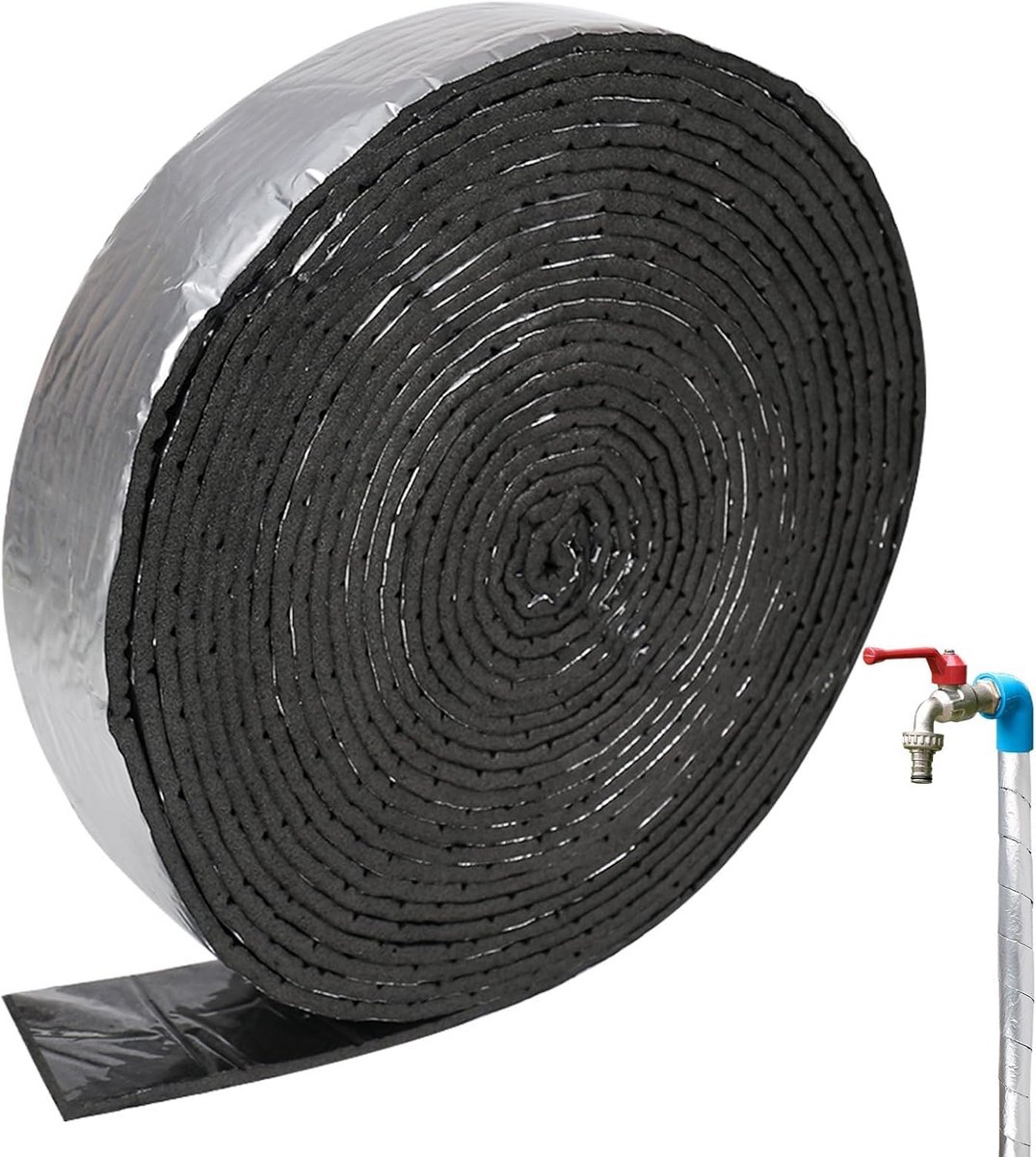 Zelfklevende Schuim Isolatietape voor Leidingen - Warmte- en Geluidsisolatie