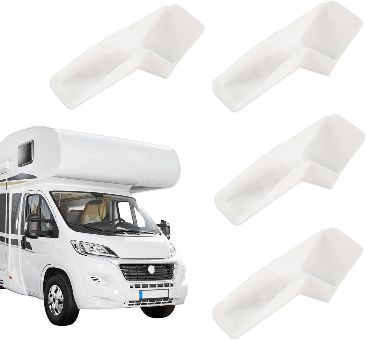 Universele Set Dakgoten voor Campers en Paviljoens - 4 Stuks