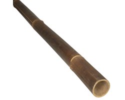Masters of Bamboo® Bamboe Paal Java - 200 cm - Zwart - Ø 5-7 cm
