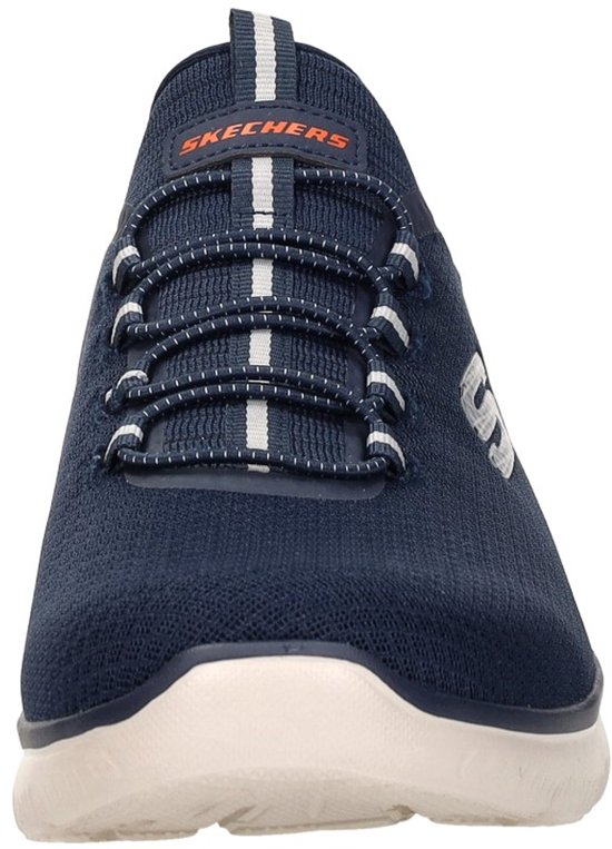 Baskets Skechers Slip-ins Wide Fit pour homme, bleues - Pointure 42 - Confort Extra - Mousse à mémoire de forme