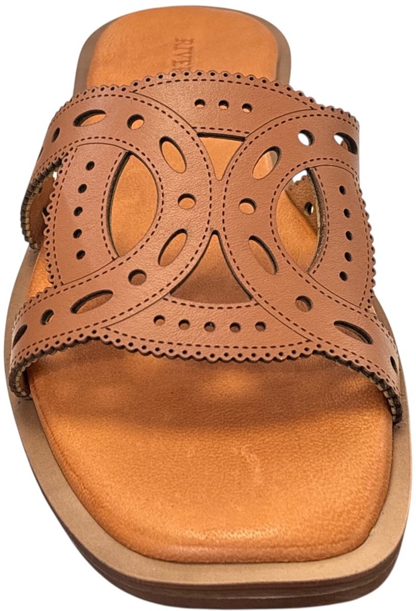 River Woods Slipper Cognac - Maat 40
