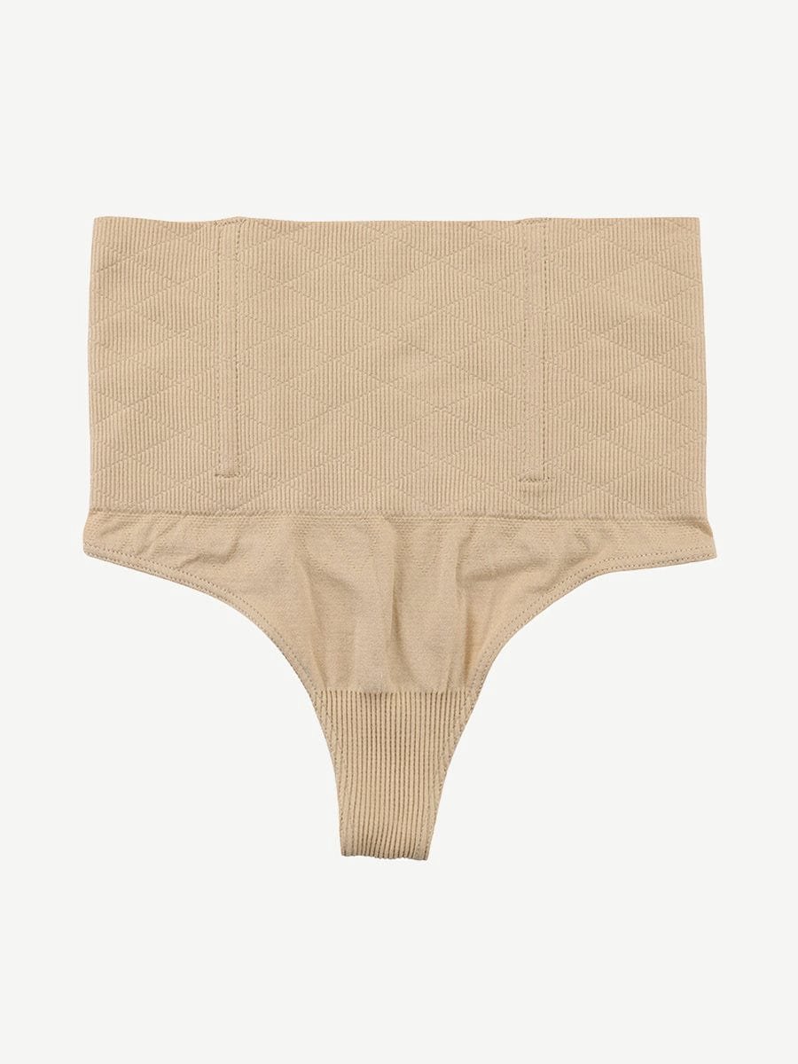 Bodysuit - Shapewear - Corrigerend ondergoed - Maat 42/44 - High-waist - Corrigerende body dames - Zonder pijpen - Met baleinen - Elastisch - Beige - Jonyx