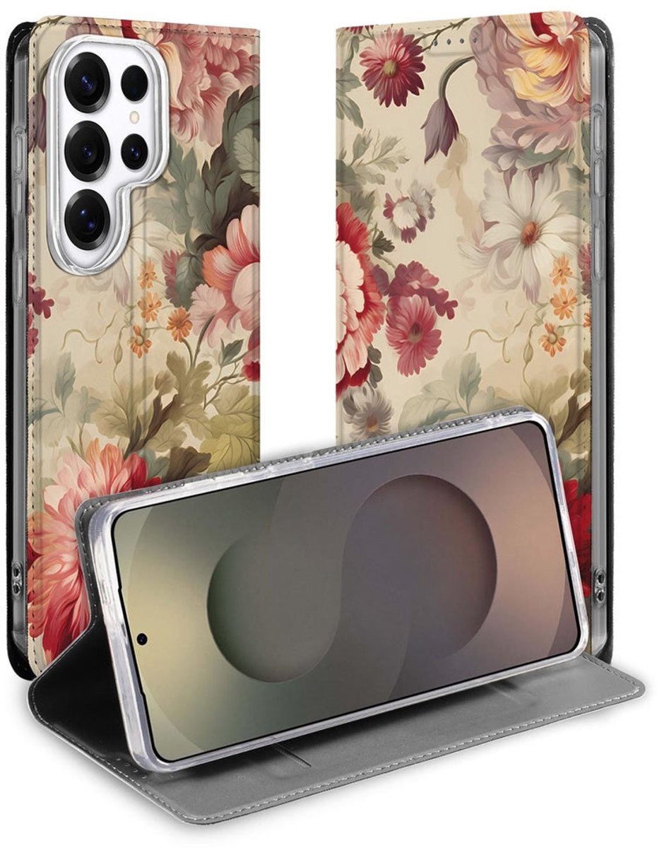 Samsung Galaxy S26 Ultra Book Cover Bloemen