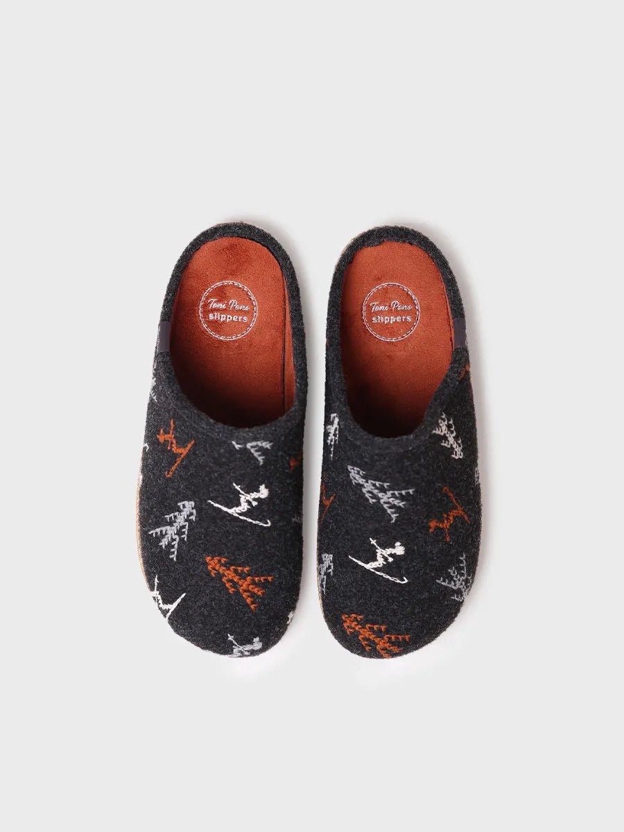 Viltslippers voor heren | TOBI-SK