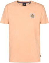 Petrol - Heren Shirt - M-1060-TSR623 - 2125 Tropical Orange