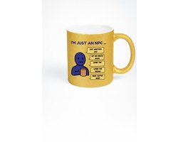 Grappige 'I'm Just an NPC' Mok – Humoristische Koffiemok voor Gamers en NPC Meme Liefhebbers