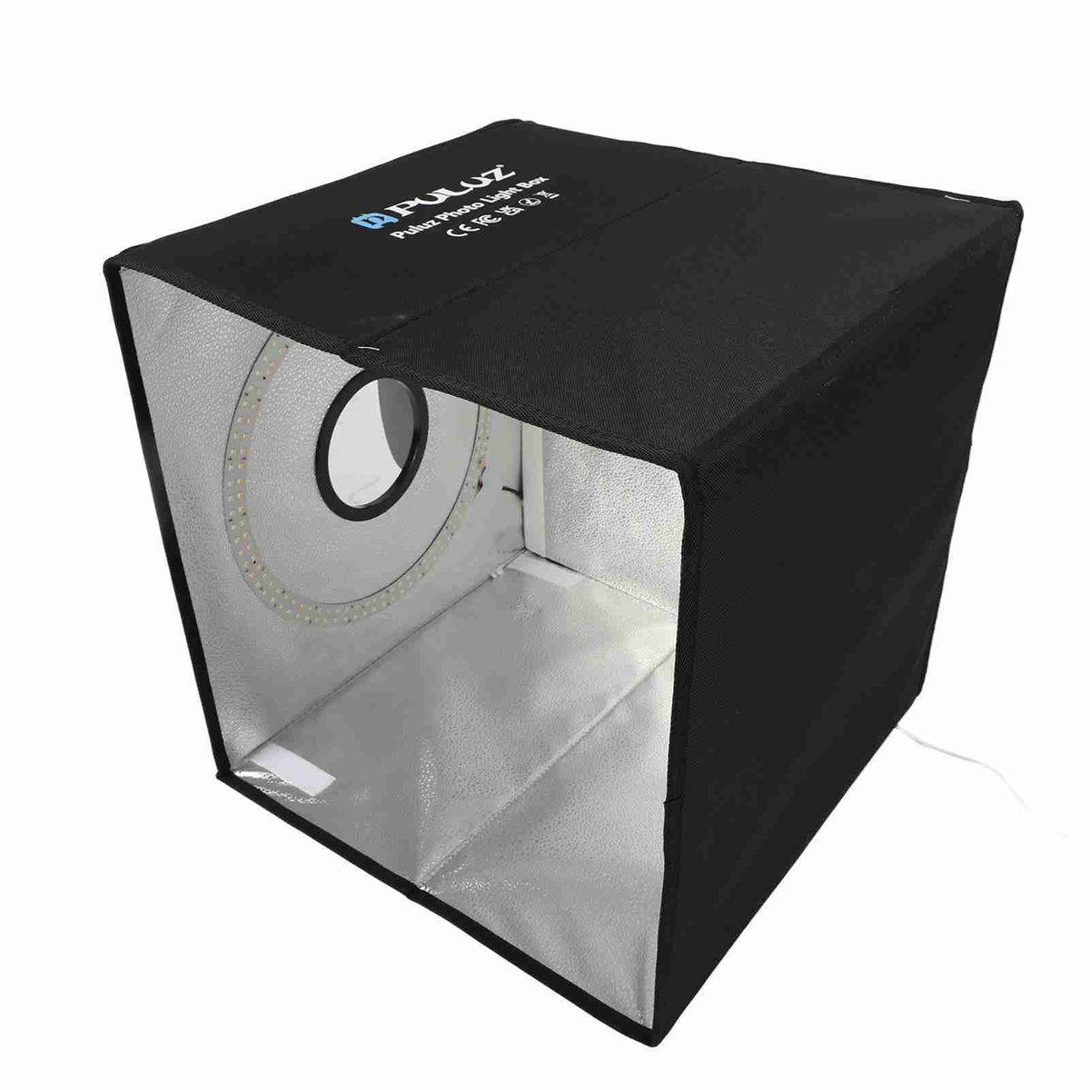 Opvouwbare LED Fotobox 40x40x40 cm – 160 LED Studio Licht – Dimbaar 3200–6500K – Productfotografie – USB Voeding – Professioneel