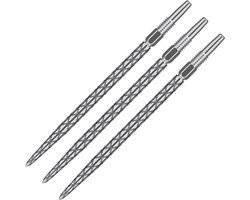 Target Darts Diamond Pro Swiss Point Dartpunten - 30mm Zilver - Stalen Dart Tips met Laser Etching - Verwisselbaar Systeem - Compatibel met Swiss Point Barrels - Set van 3 Stuks