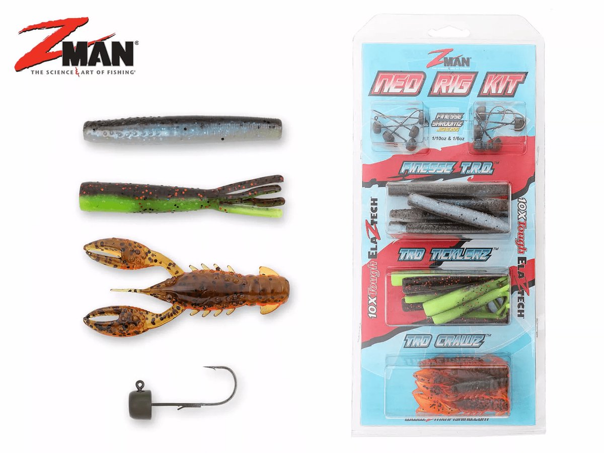 Z-Man Ned Rig Kit Hot Colors Hot Colors Hot Colors