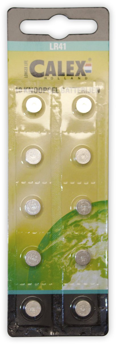 Calex Lithium 1,5V LR41 knoopcel batterij 10 stuks