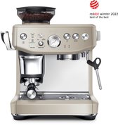 Sage SES876ALM the Barista Express Impress Almond Nougat - Pistonmachine - Assisted Tamping