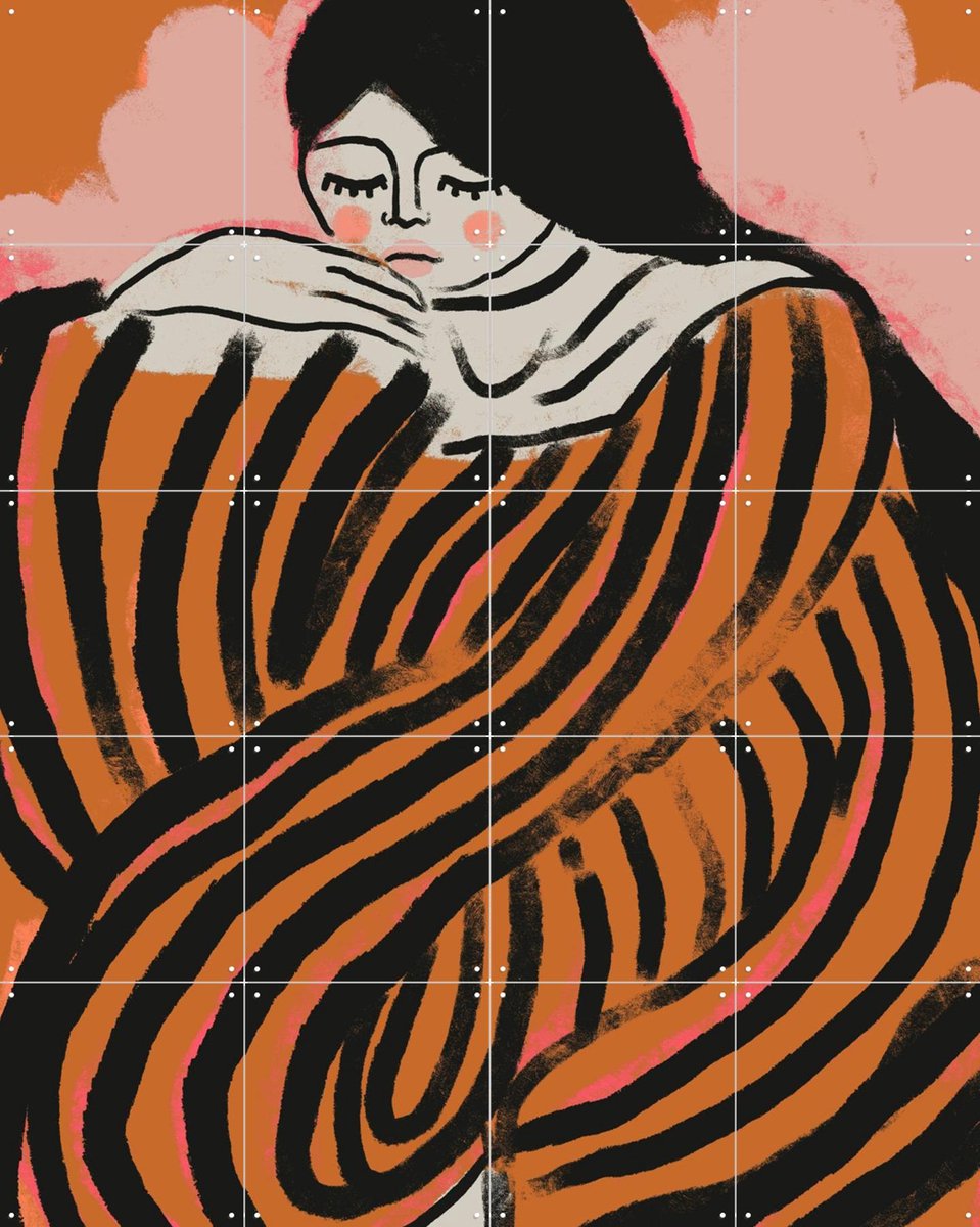 IXXI Esmeralda, Treechild & Various - 80 x 100 cm - Gratis ophangtool - Grote wanddecoratie en posters