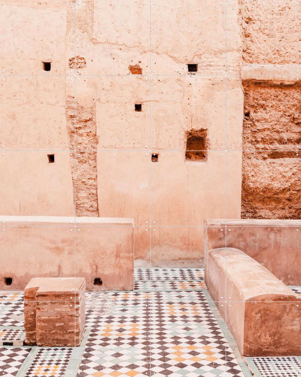 IXXI Marrakesh, Photolovers - 80 x 100 cm - Gratis ophangtool - Grote wanddecoratie en posters - Minimalisme, Fotografie, Ornamenteel Ontwerp