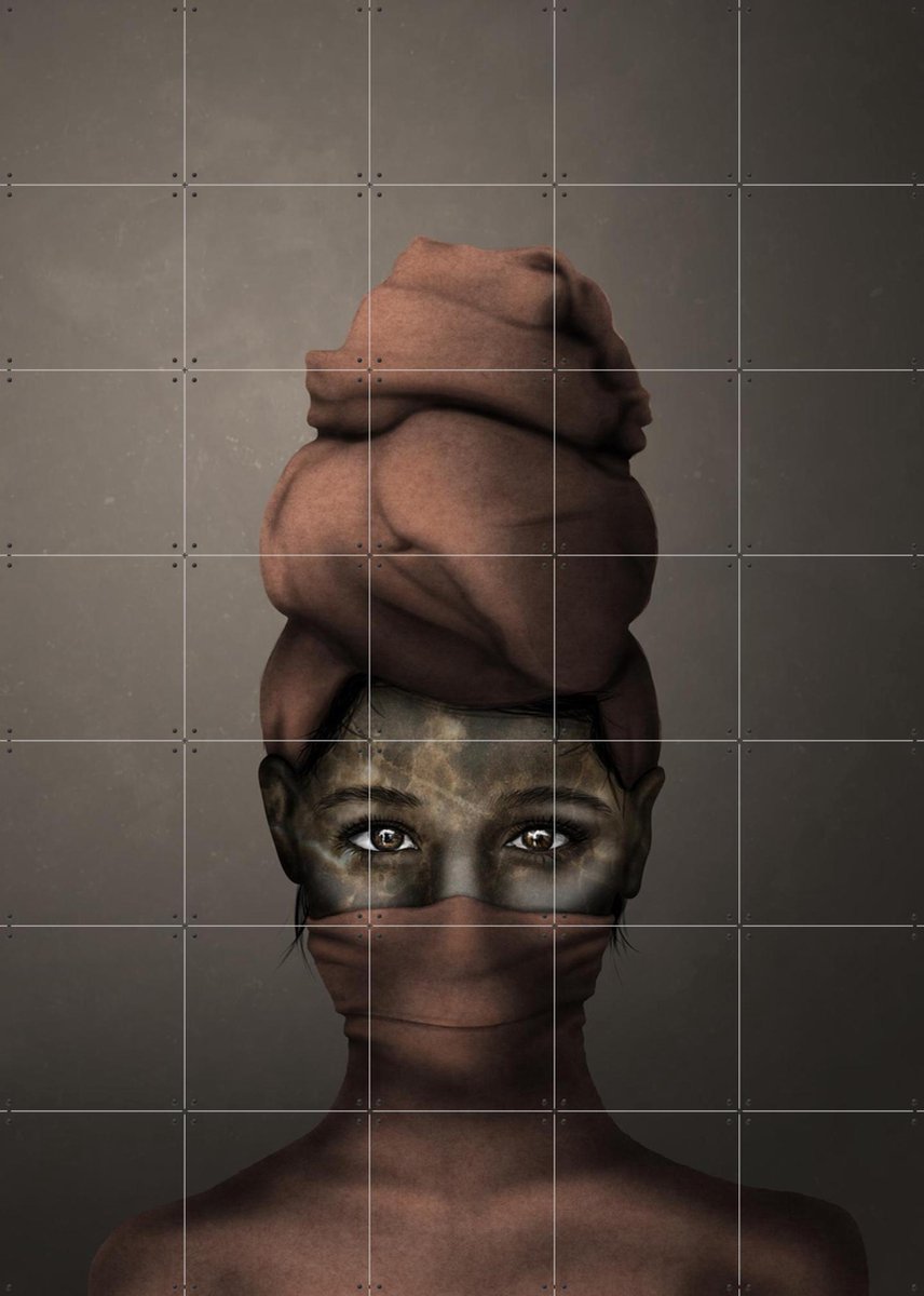 IXXI Mara, Erik Andreas - 100 x 140 cm - Gratis ophangtool - Grote wanddecoratie en posters - Illustraties, Fotografie, Slaapkamer, Woonkamer, Mode