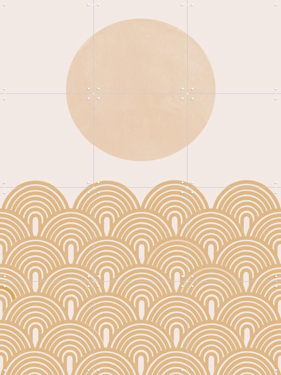 IXXI Retro Summer, The Miuus Studio & Various - 60 x 80 cm - Gratis ophangtool - Grote wanddecoratie en posters - Minimalisme, Vintage, Retro