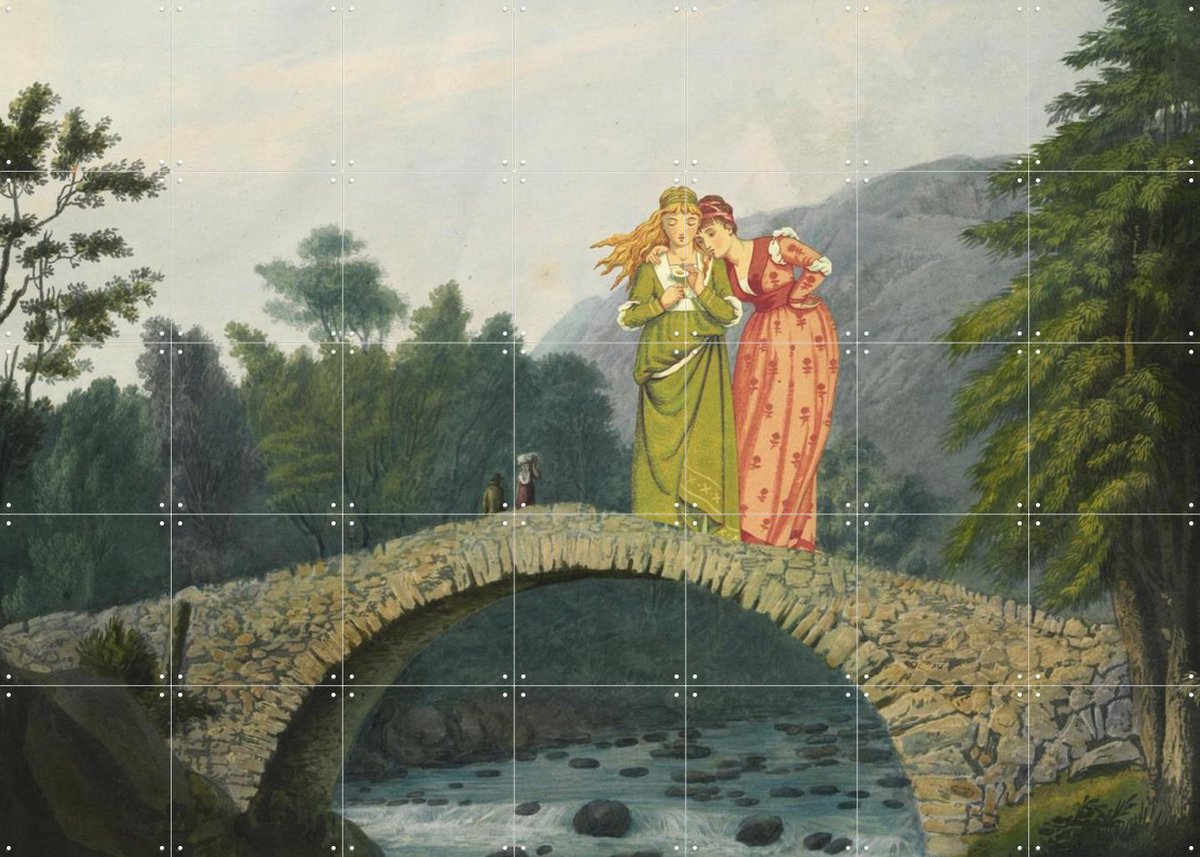 IXXI The Bridge, Extrovisions - 140 x 100 cm - Gratis ophangtool - Grote wanddecoratie en posters - Naturalisme, Realisme, Klassiek, Slaapkamer