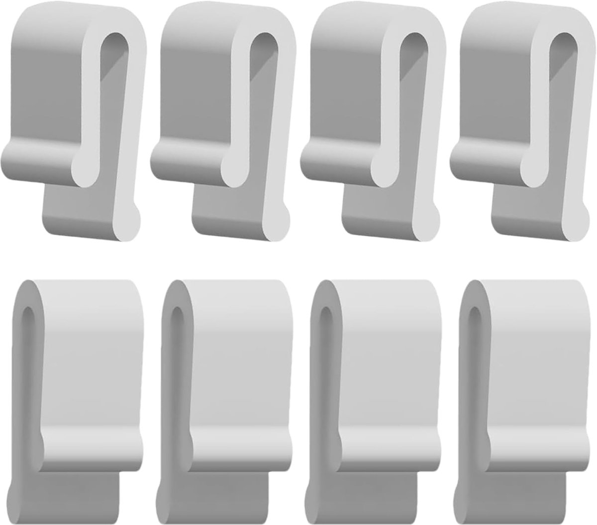 Ovendeksel Beschermer - Keuken Clips - Pot Koken - U-Vorm Ontwerp - 2.3 x 1.5 cm - Wit