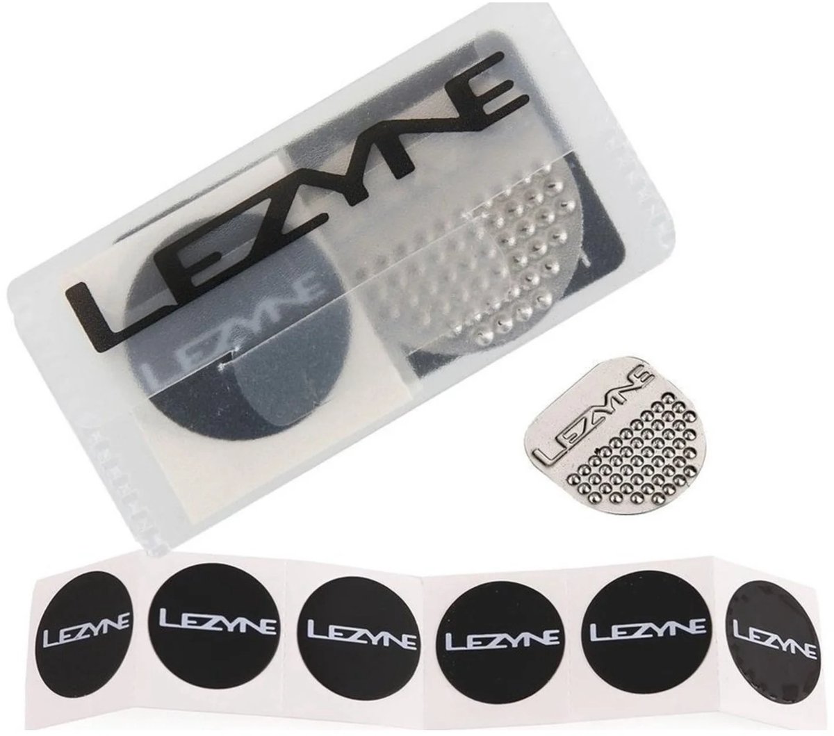 Lezyne Smart Patch Kit - Zelfklevende Bandenplakset - Ultiem Compact - Staal thumbnail 2