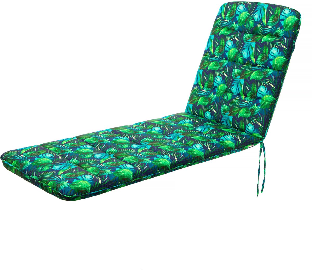 Hobbygarden - Stoelkussen - Blauw - Bladeren - 185x60 cm