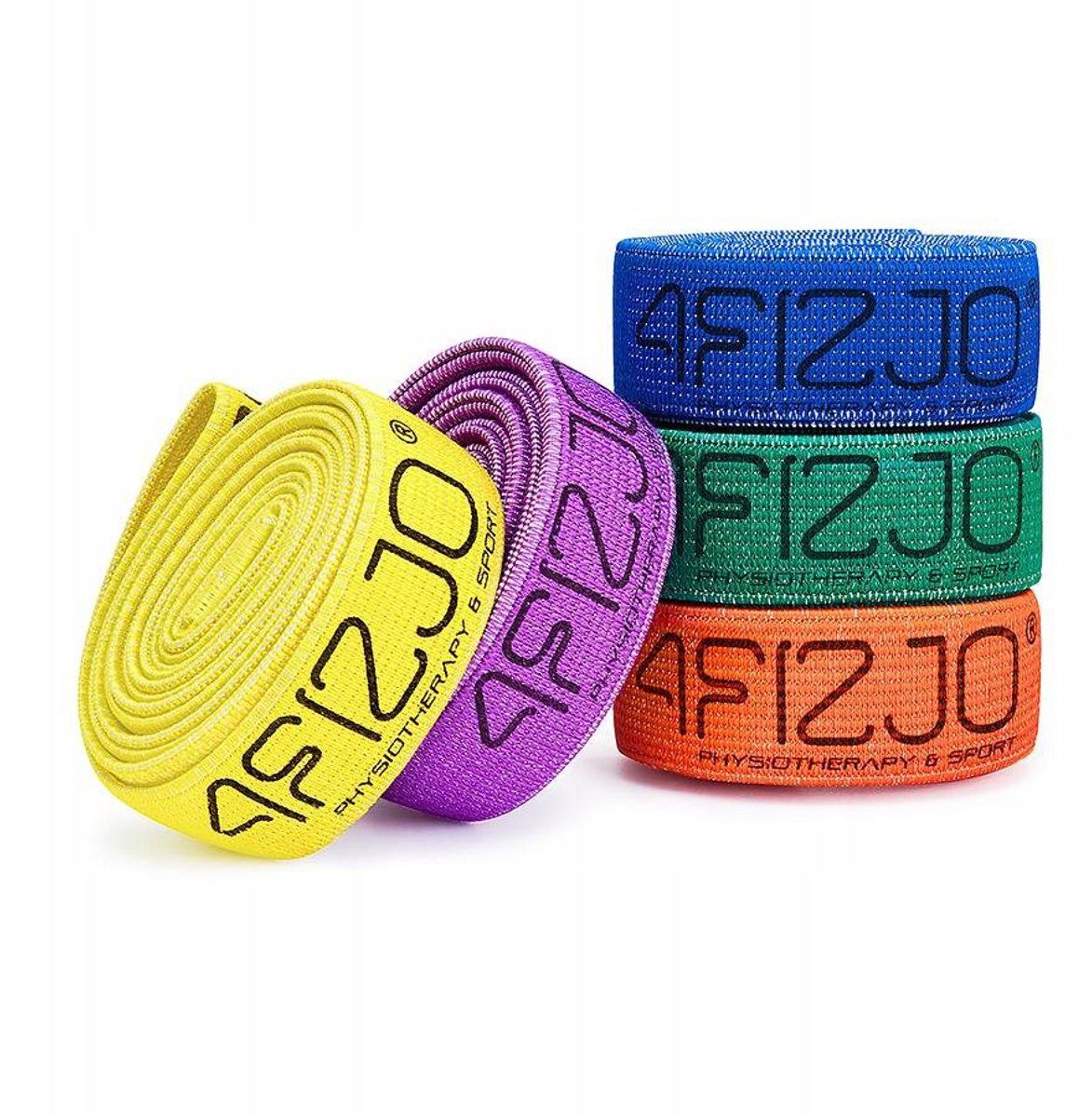 4Fizjo Flex Band - Lange Weerstandsband - Oranje - 1-7 kg