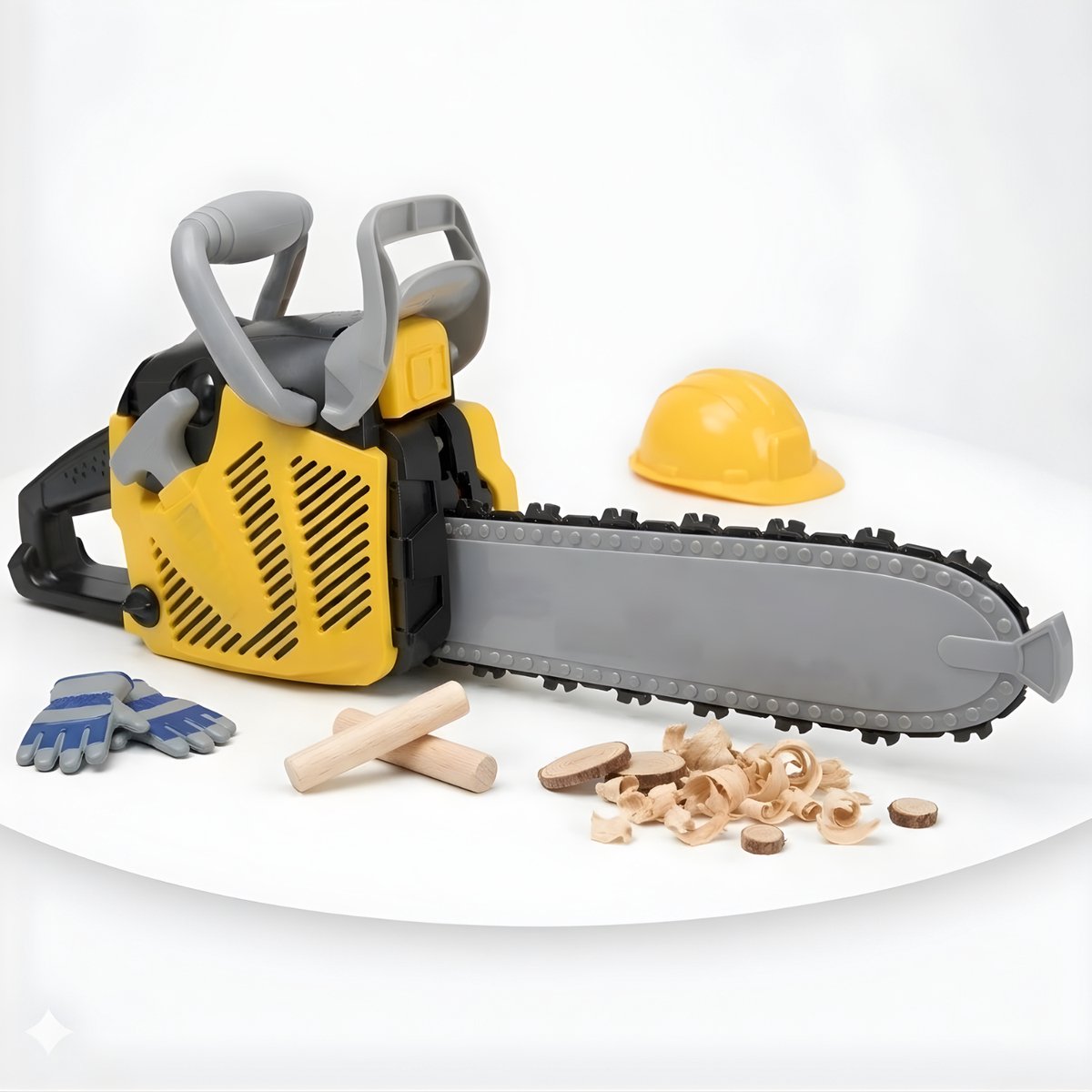 Lomera Speelgoed Kettingzaag - Kettingzaag Speelgoed - Kettingzaag voor Kinderen - Speelgoed Kettingzaag Licht Geluid - Kettingzaag Licht en Geluid - Speelgoed Zaag - Speelgoed Gereedschap - Speelgoed Gereedschapset