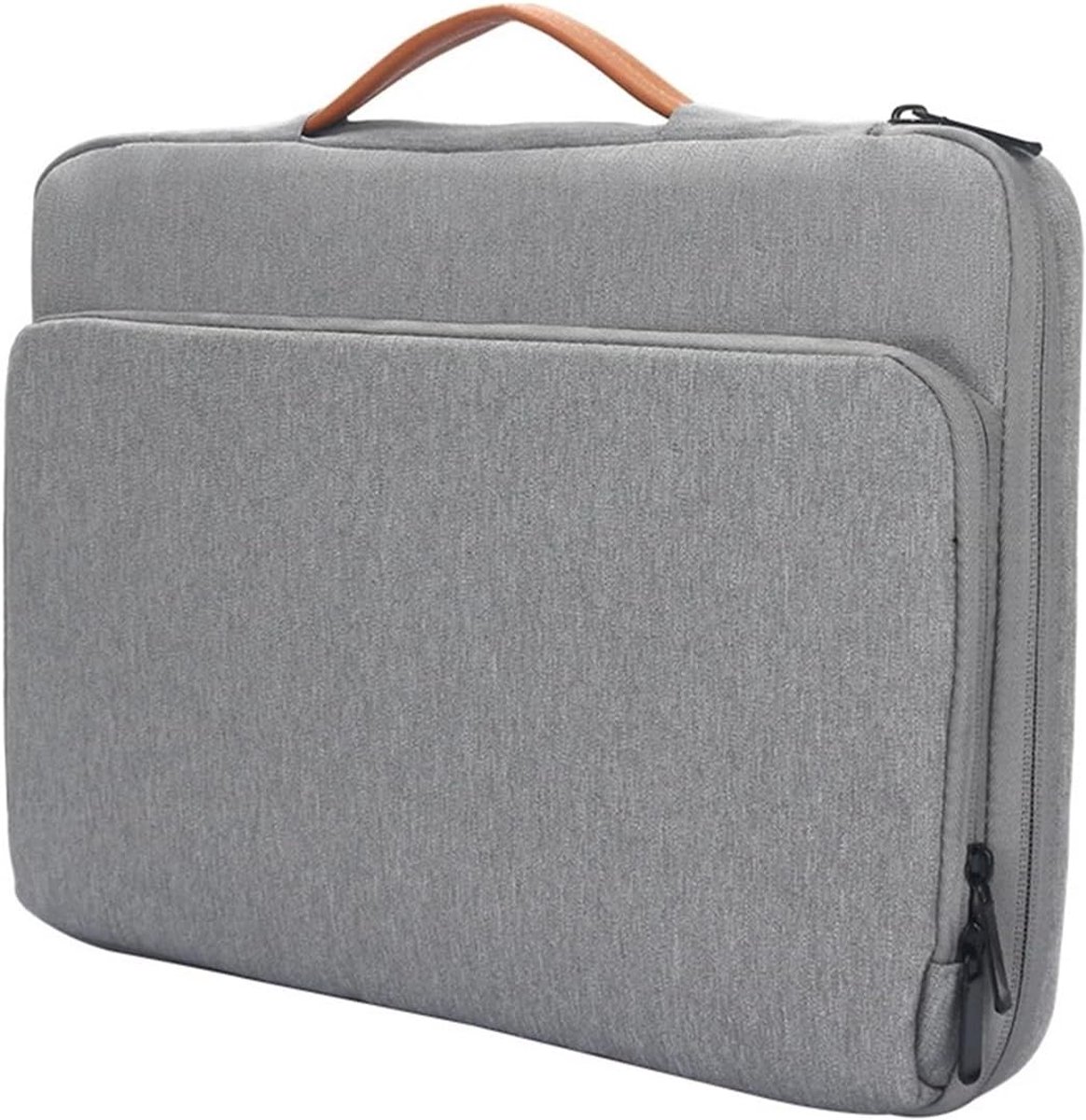 Laptop Sleeve Tas - Notebook Pouch - Zakelijk Reizen - Waterdicht Polyester - 14-15.6 Inch - Grijs